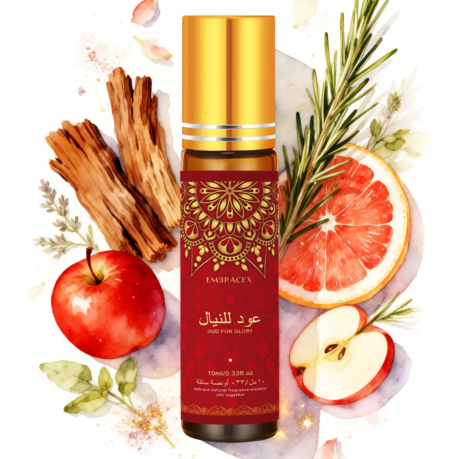 Set de 8 Aceites de Perfume Árabe 10 ml – Roll-On sin Alcohol - Imagen 15