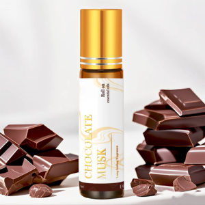 Aceite de Perfume de Almizcle y Chocolate 10 ml – Roll-On sin Alcohol