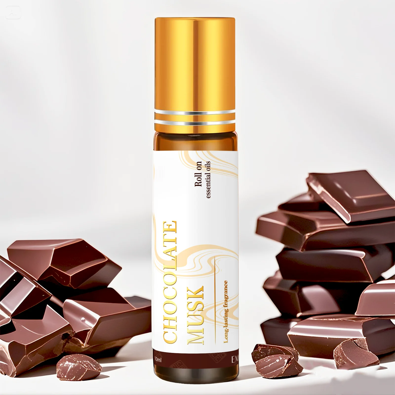 Aceite de Perfume de Almizcle y Chocolate 10 ml – Roll-On sin Alcohol