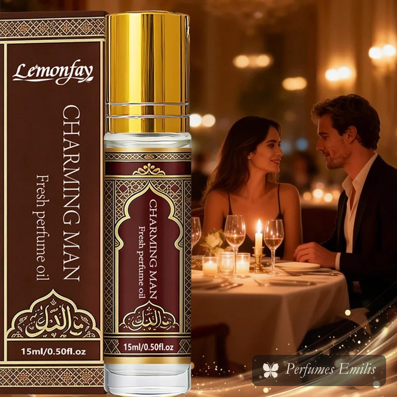 Aceite de Perfume Árabe para Hombre 15 ml – Roll-On Fresco sin Alcohol - Imagen 2