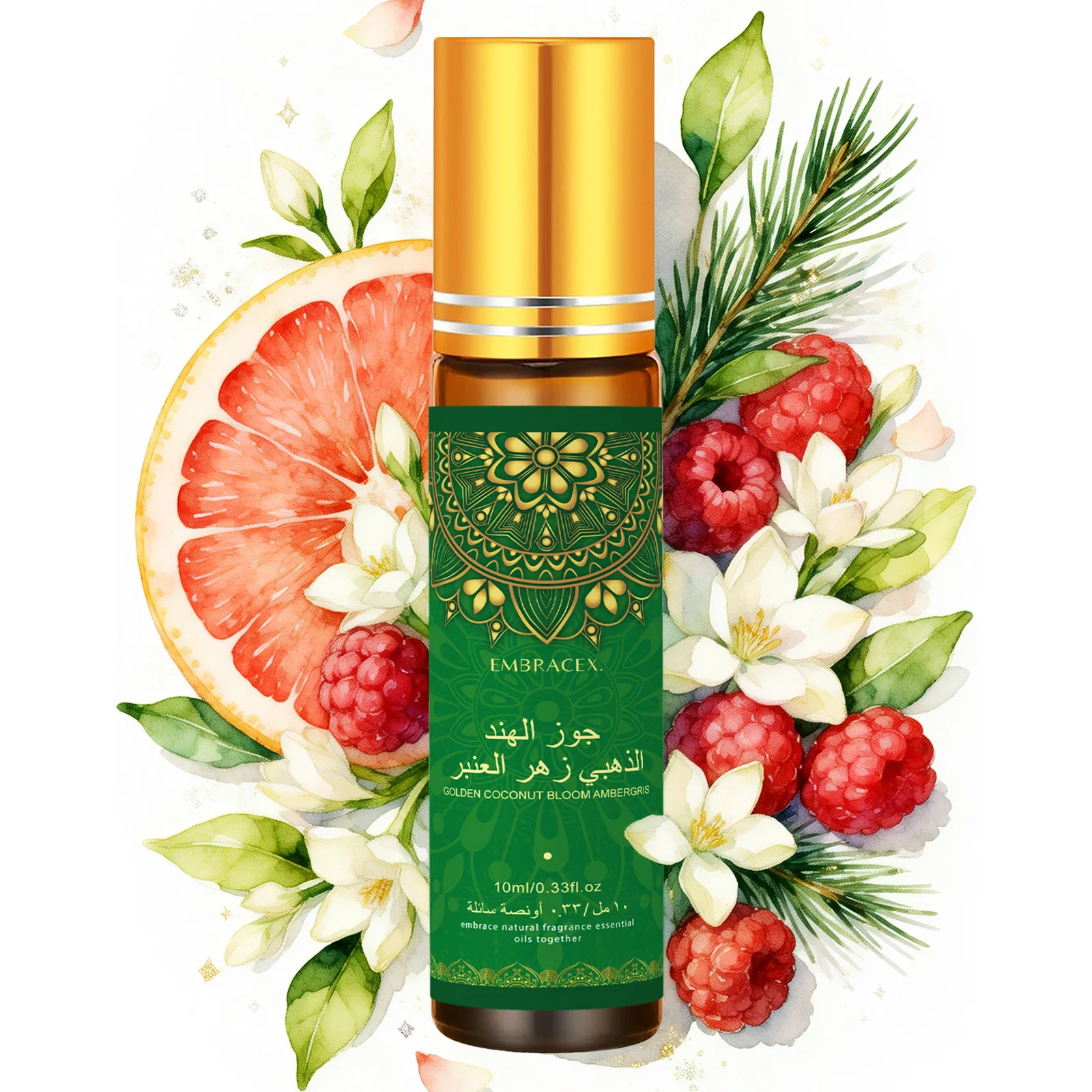 Set de 8 Aceites de Perfume Árabe 10 ml – Roll-On sin Alcohol - Imagen 9