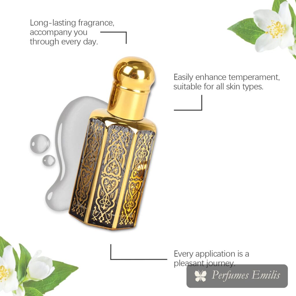 Aceite de Perfume Árabe de Jazmín y Azahar 12 ml – Roll-On sin Alcohol - Imagen 6