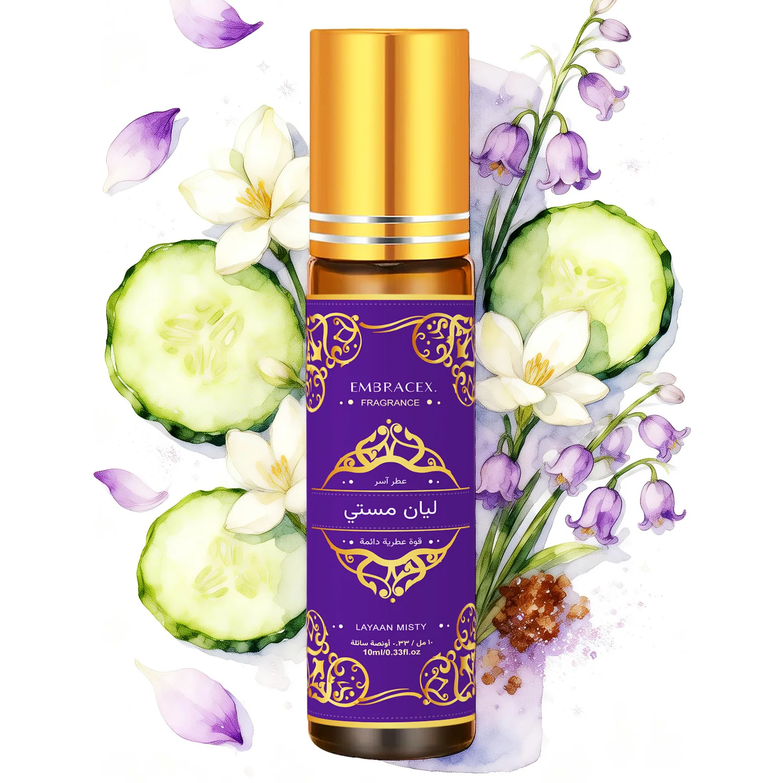 Set de 8 Aceites de Perfume Árabe 10 ml – Roll-On sin Alcohol - Imagen 13