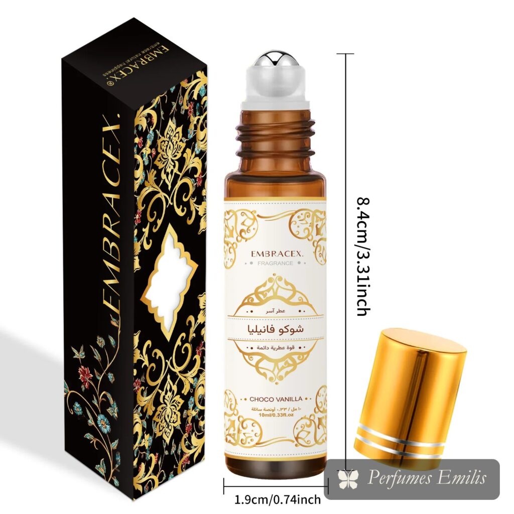 Aceite de Perfume de Chocolate y Vainilla 10 ml – Roll-On sin Alcohol - Imagen 2