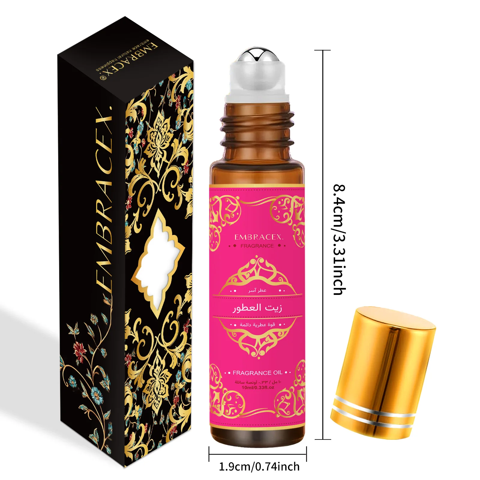 Set de 8 Aceites de Perfume Árabe 10 ml – Roll-On sin Alcohol - Imagen 4